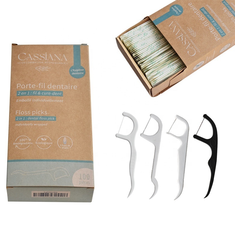 Mouth Tooth dental teeth floss sticks zero waste dental picks eco friendly mouth oral care dental toothpicks