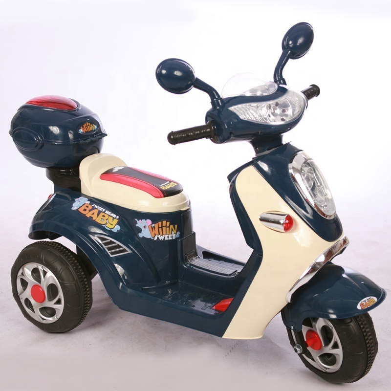 Snow Queen Pink Electric car Three wheels Kids Motorcycle for girls