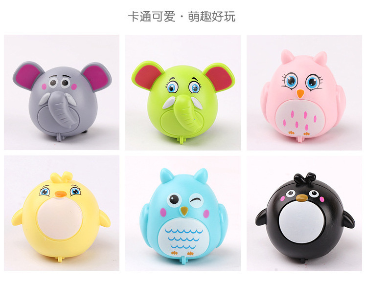 Kids Mini Cute Car Toy Cartoon Animals Model Diecast Pull Back Cars