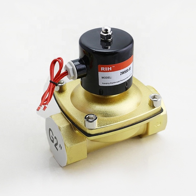 Air Water Solenoid Valve 220v 2 Way Brass 1/2 Inch 1inch 2inch Normally Close Open 12 110 Volt 24V Normhomeemperature Control