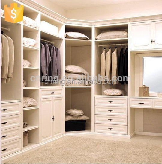 Wholesale clothes solid wood wardrobes without doors