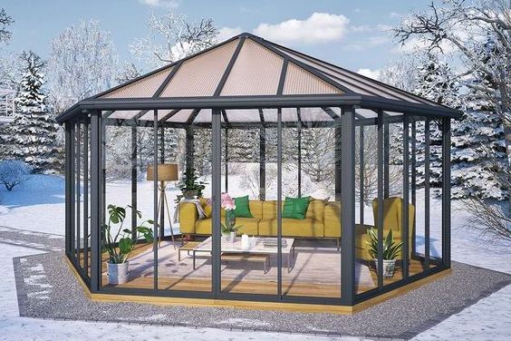 glass house free standing glass house 4 season aluminium glass sunrooms for solarium