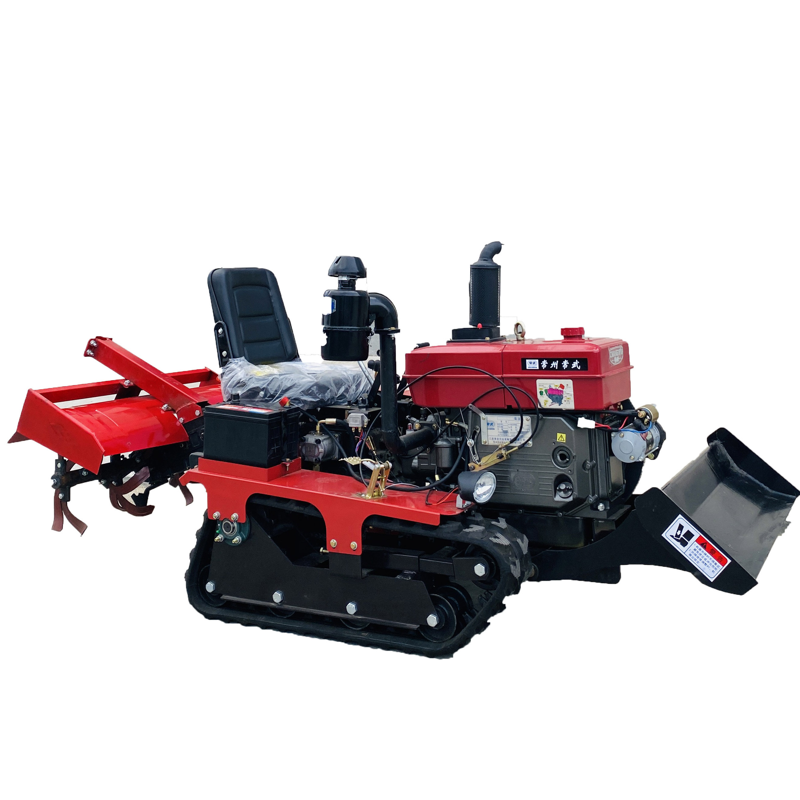 mini small diesel wheel driving 4wd crawler tractors for sale