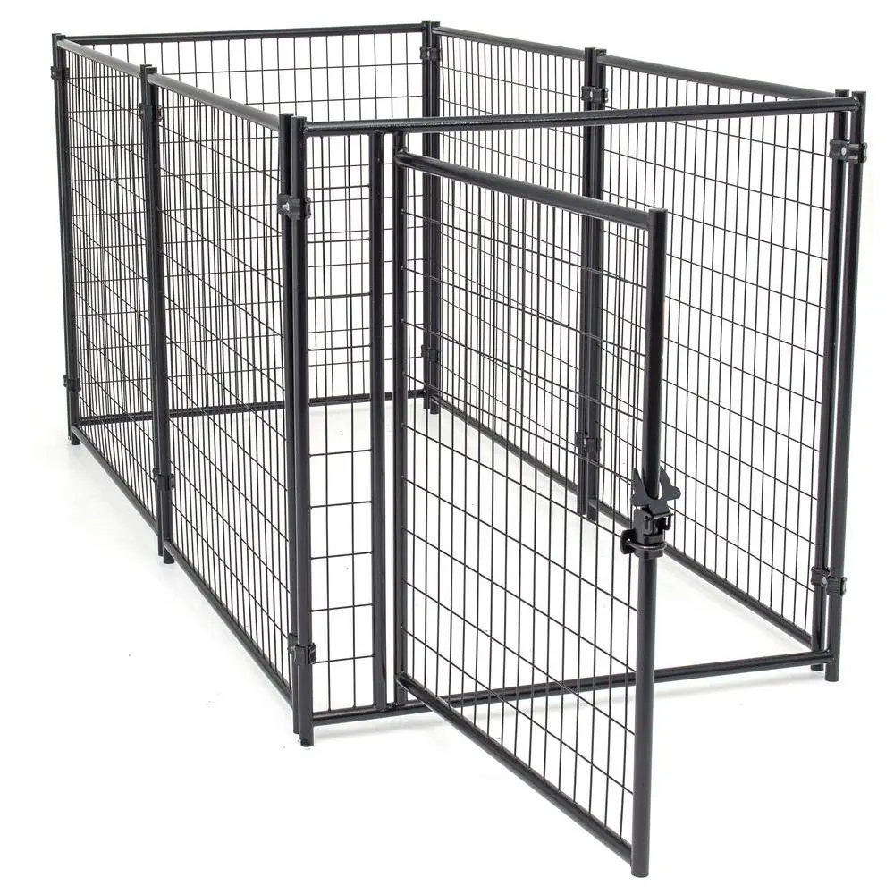 High quality dog create kennel cages metal wire mesh large dog kennel fence foldable pet clear outdoor dog playpen fence