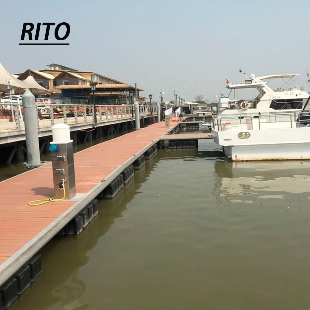 Wharf Pontoon Jetty Floating Dock for Boat plastic Floating buoy