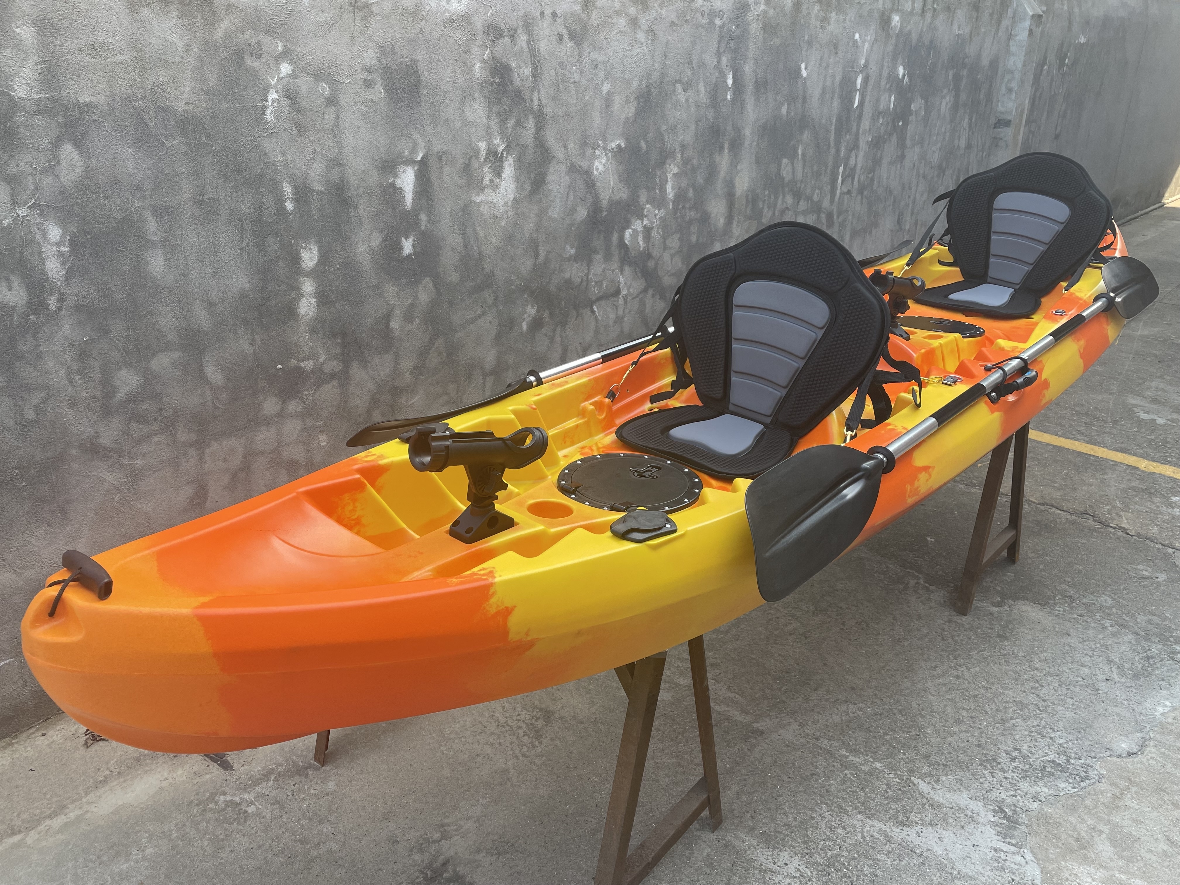 paddle kayak Customized Touring Ocean modular kayak For Sale double kayak fishing 3 person