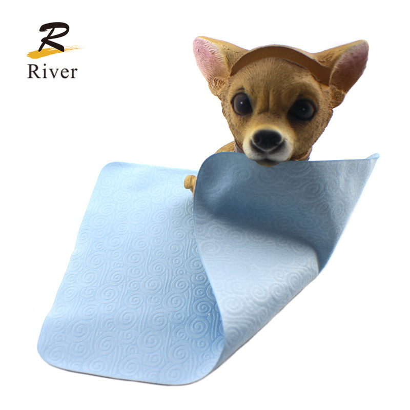 Logo printed microfiber glasses cleaning cloth