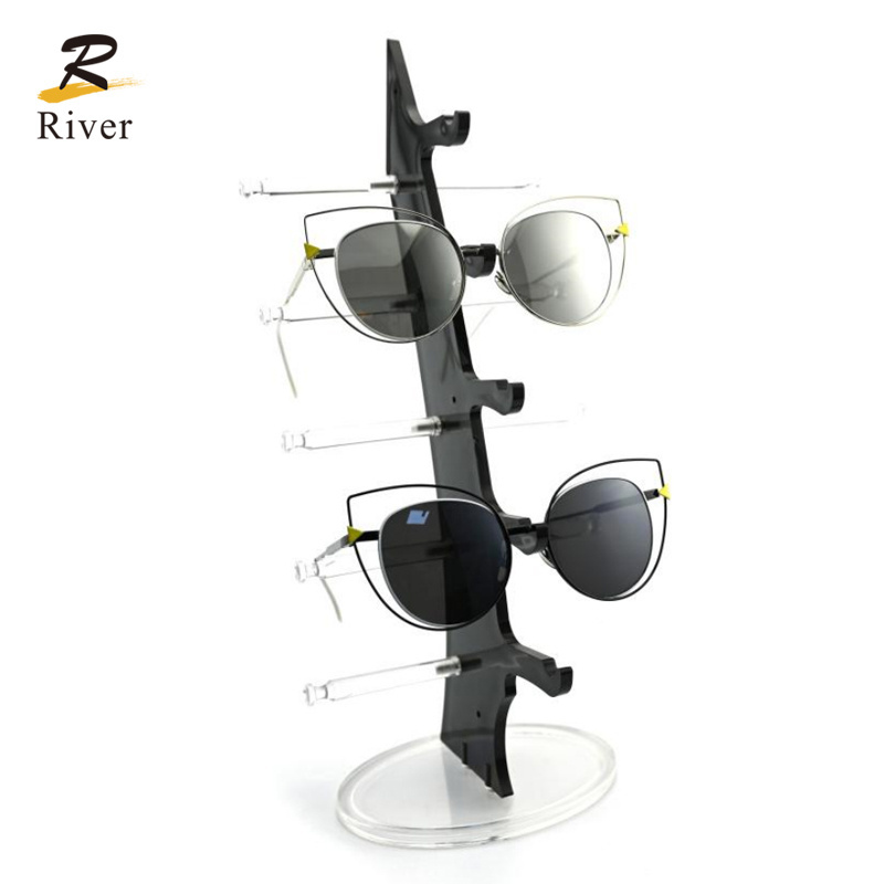 River eye glasses display acrylic optical counter display racks optical shop design plastic sunglasses display stand