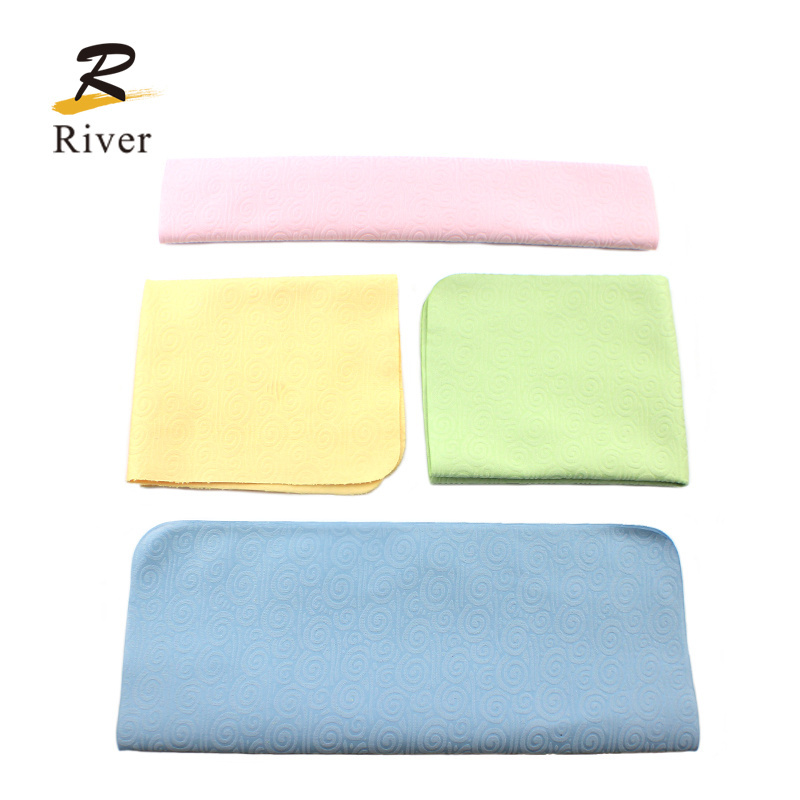 Logo printed microfiber glasses cleaning cloth