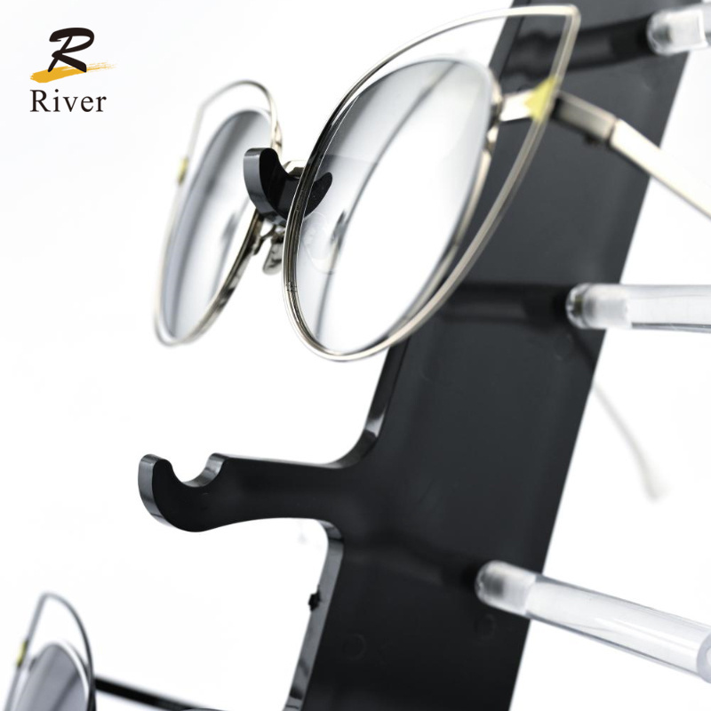 River eye glasses display acrylic optical counter display racks optical shop design plastic sunglasses display stand