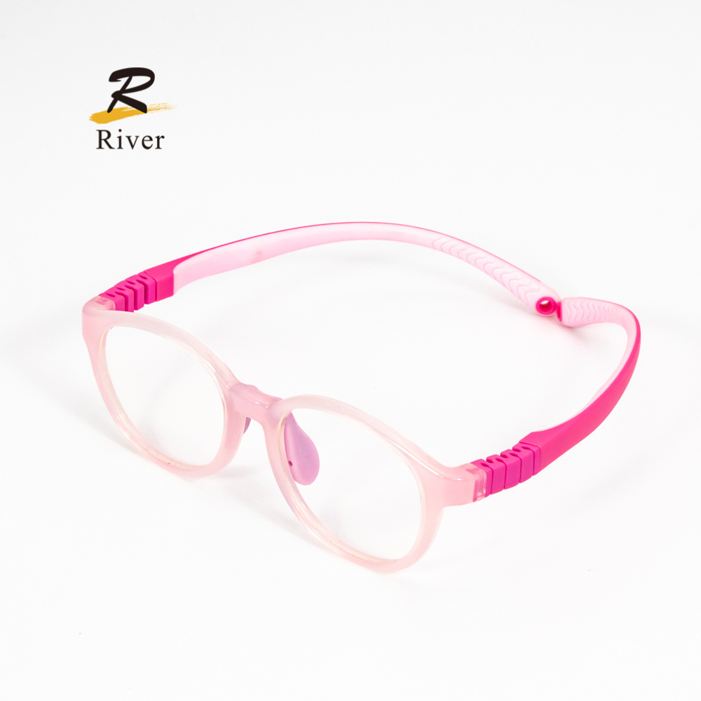 2022 Detachable Silicon Optical Frame Kids Computer Anti Blue Light Blocking Glasses