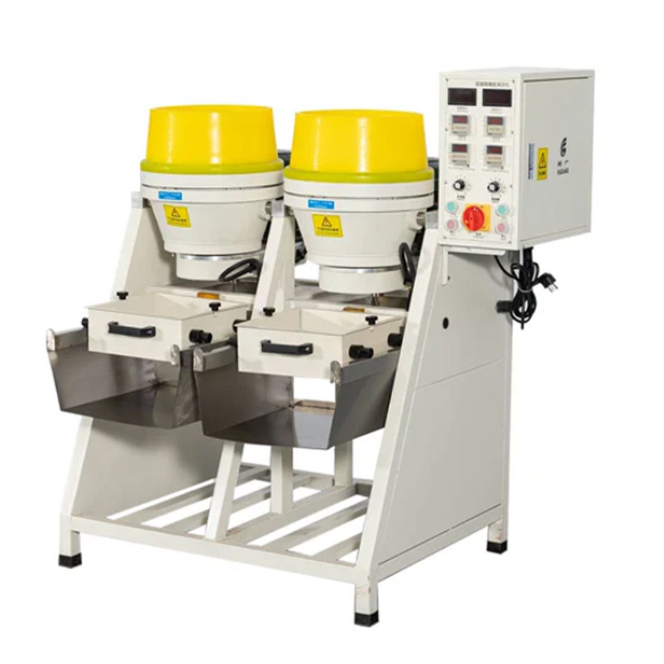 High quality Centrifugal Disc Finishing Machine to remove burrs and polishing water flow