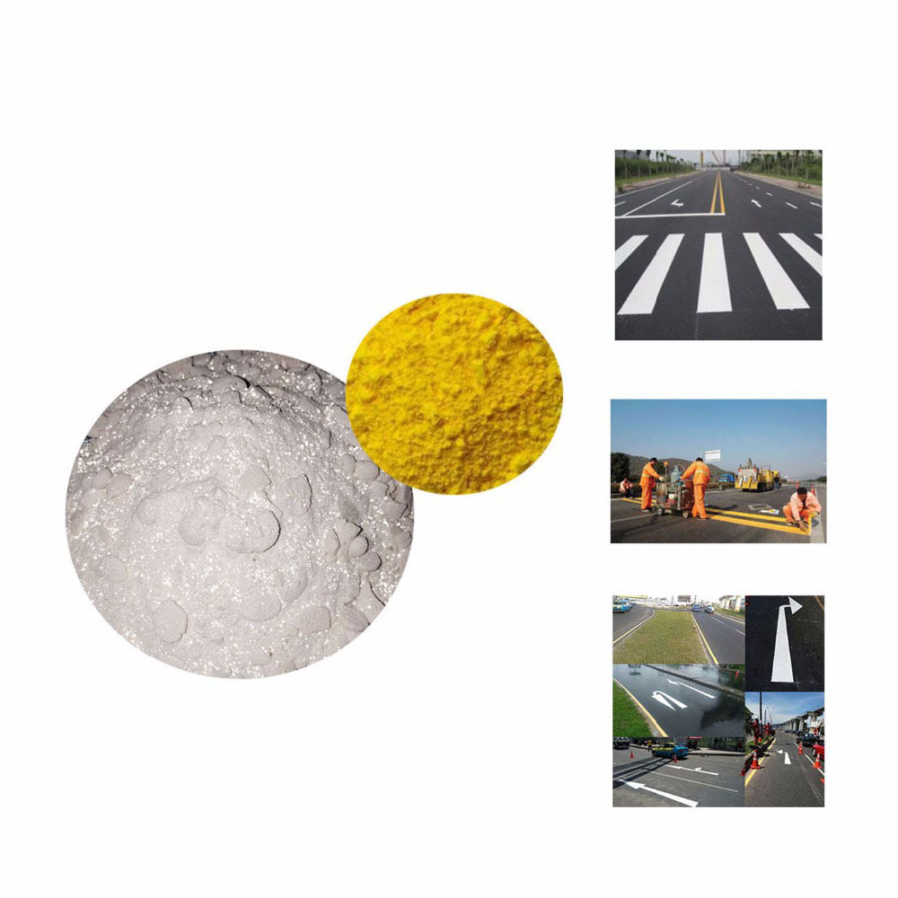 highway reflective thermoplastic pavement line marking paint / powder coating