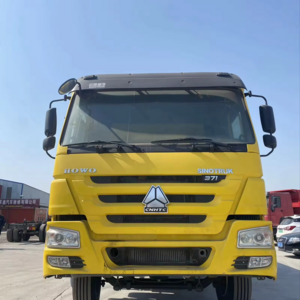 2021 Chinese SINOTRUK HOWO Yellow  6*4 10 Wheel 371HP  With Fewer Kilometer Dumper  For Load.