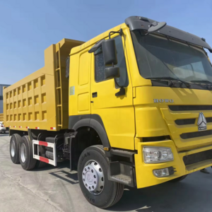 2021 Chinese SINOTRUK HOWO Yellow  6*4 10 Wheel 50Tons  With Good Condition Dumper  For Sale.