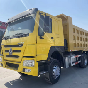 Chinese Howo 6x4 10-Wheel Yellow With Comfortable Cab Lowest Price Dump Truck For Transport.