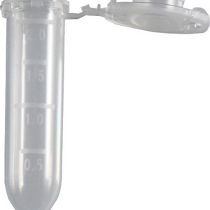 clear plastic zhejiang sterile 02ml 2.0ML conical round BOTTOM micro  microcentrifuge centrifuge tubes  with graduation