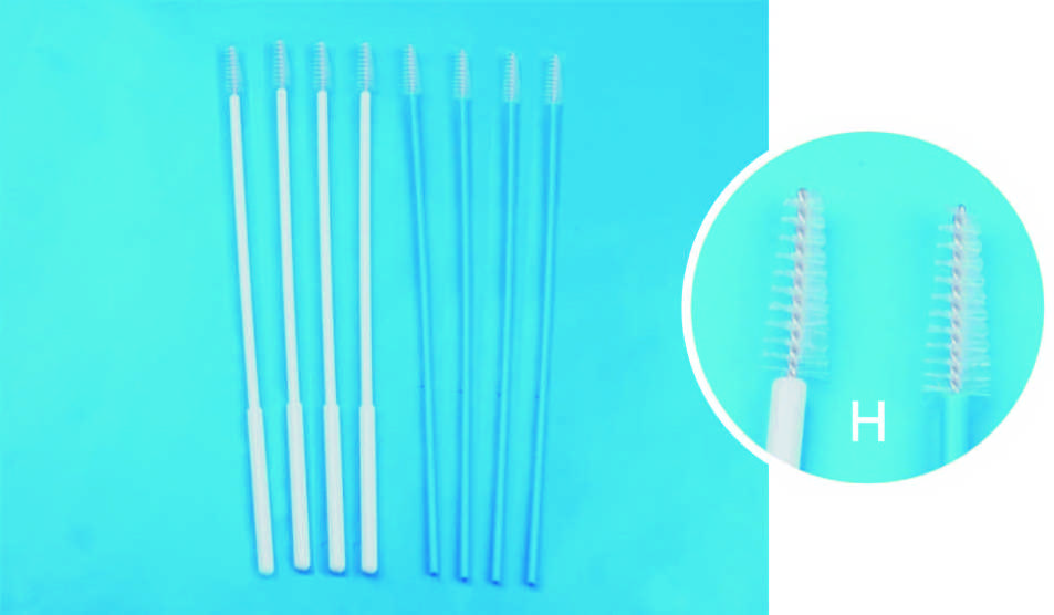 broom type sterile medical disposable cytology vaginal cervical sampling brush