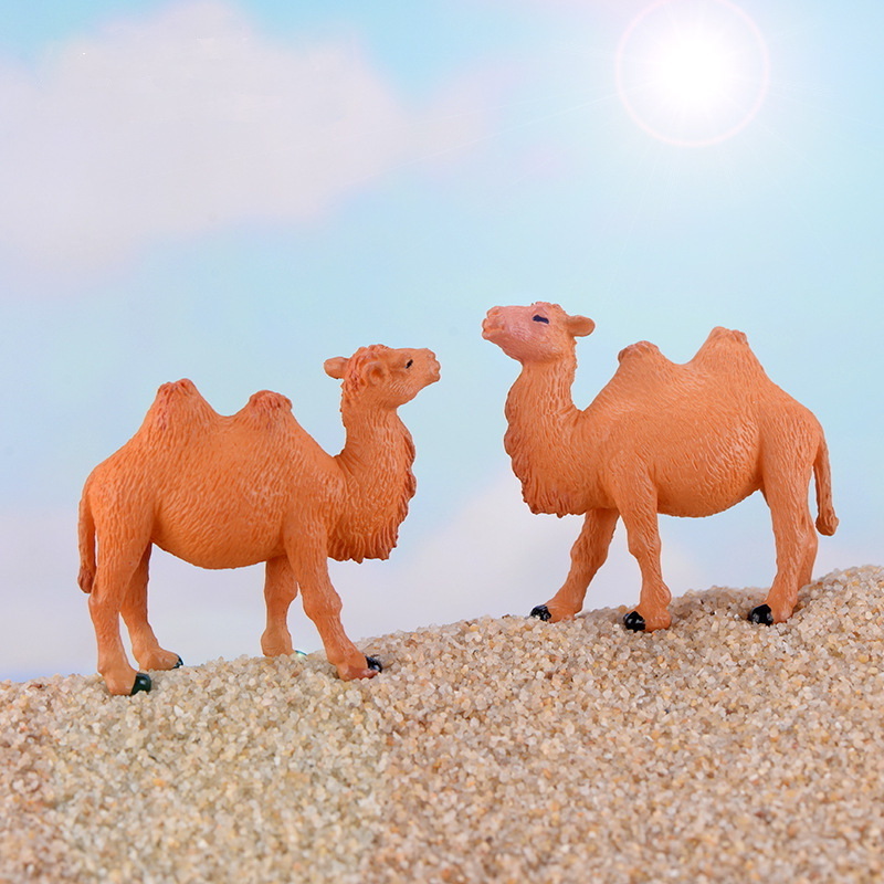 Lovely Camel Miniature Doll Micro Landscape Home Bonsai Decoration Simulated Little Camel Model