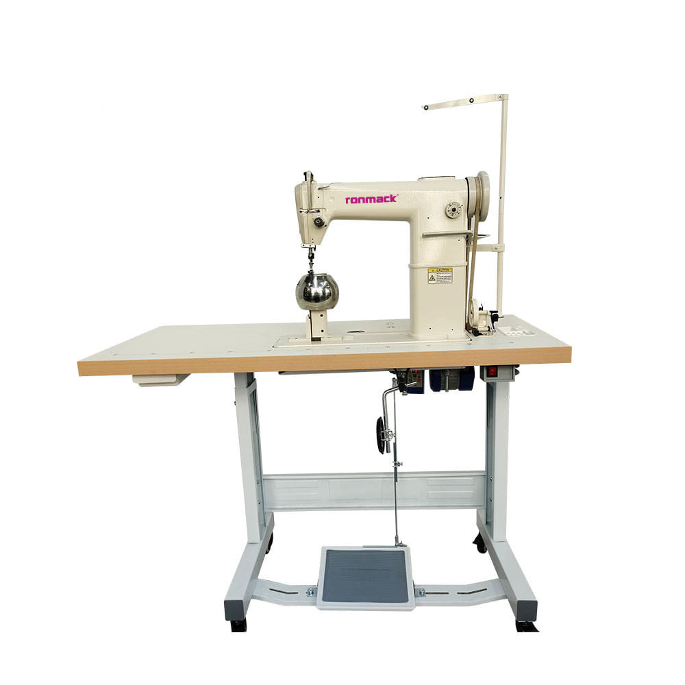 RONMACK RM-810-JF Automatic Industry Leather Sewing Machine  Special Post Bed Wig Sewing Machine