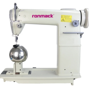 RONMACK RM-810-JF Automatic Industry Leather Sewing Machine  Special Post Bed Wig Sewing Machine