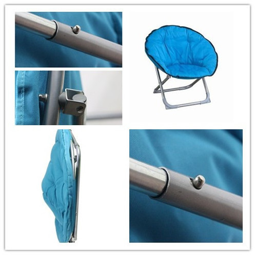 YongKang Durable Portable Soft Folding Moon Chair,Folding Round Outdoor Moon Chair