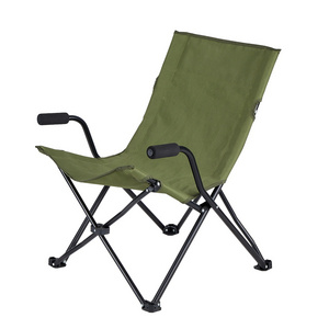 Outdoor Folding Fishing Chair Folding Lightweight Camping Chair with Armrests