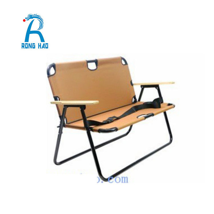 New Camping Chair Outdoor Folding Beach Portable Backrest Double Seat Beach Chair