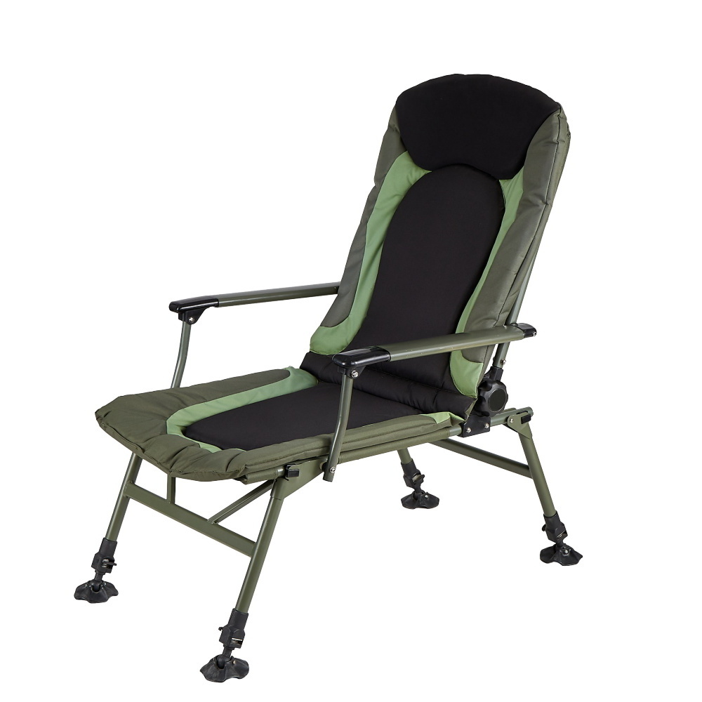 Outdoor Folding Carp Fishing Chair Portable Camping Reclining Beach Chair