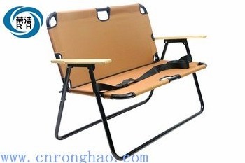 New Camping Chair Outdoor Folding Beach Portable Backrest Double Seat Beach Chair