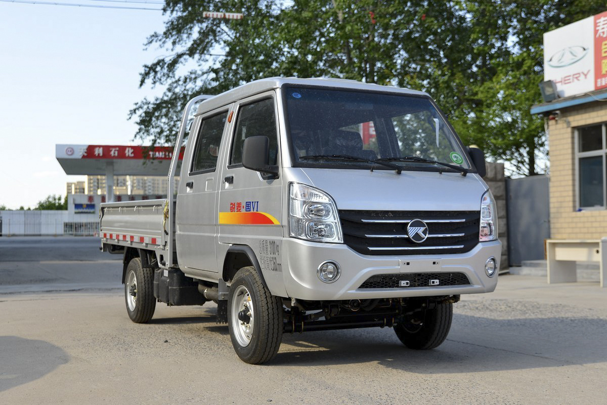 kia 4x4 double cabin and chassis de cami four wheel 1 ton mini cargo trucks with diesel engine for hot sale in Latin America