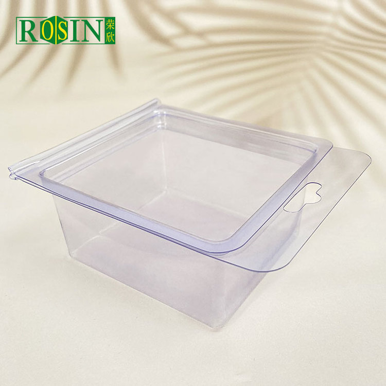 Custom Clear Clamshell Blister Packs Hanging Plastic Clamshell wax melt Blister Packaging For Accessories