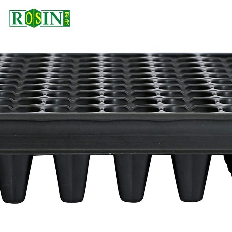 Large 200 Cells Reusable PS Black Plug Blister Seed Starter Trays For Plant Propagation Nursery Seedling