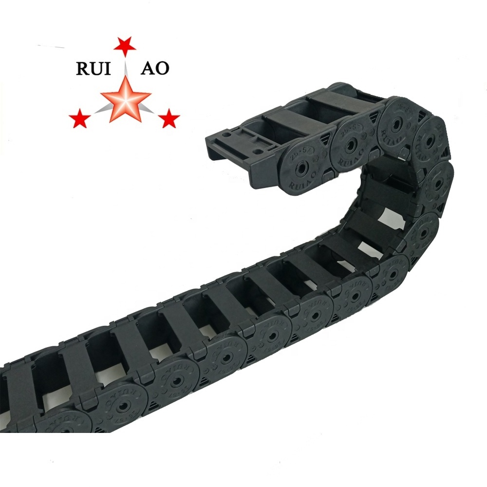 Nylon Bridge or Enclosed CNC Energy Drag Chain Cable Carriers Flexible Cable Tray