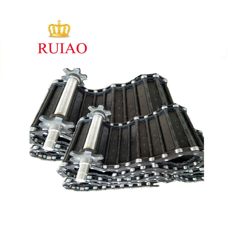 LJ38.1/50.8 parts Apron chain scrap conveyor stainless steel conveyor belt