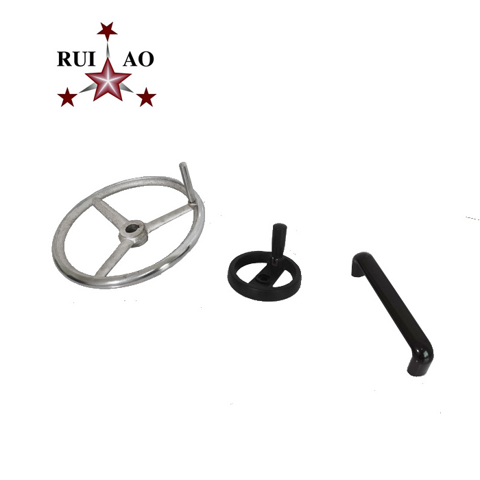 material handling equipment parts door  chrome handle hand wheels for valve