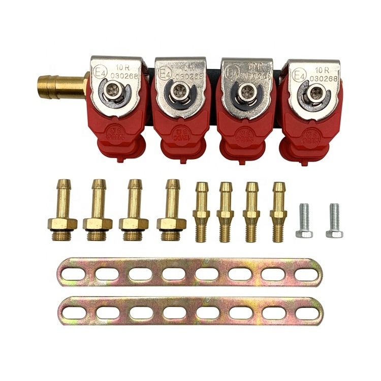 Common rail injectors lpg car autogas cng conversion kit injector rail