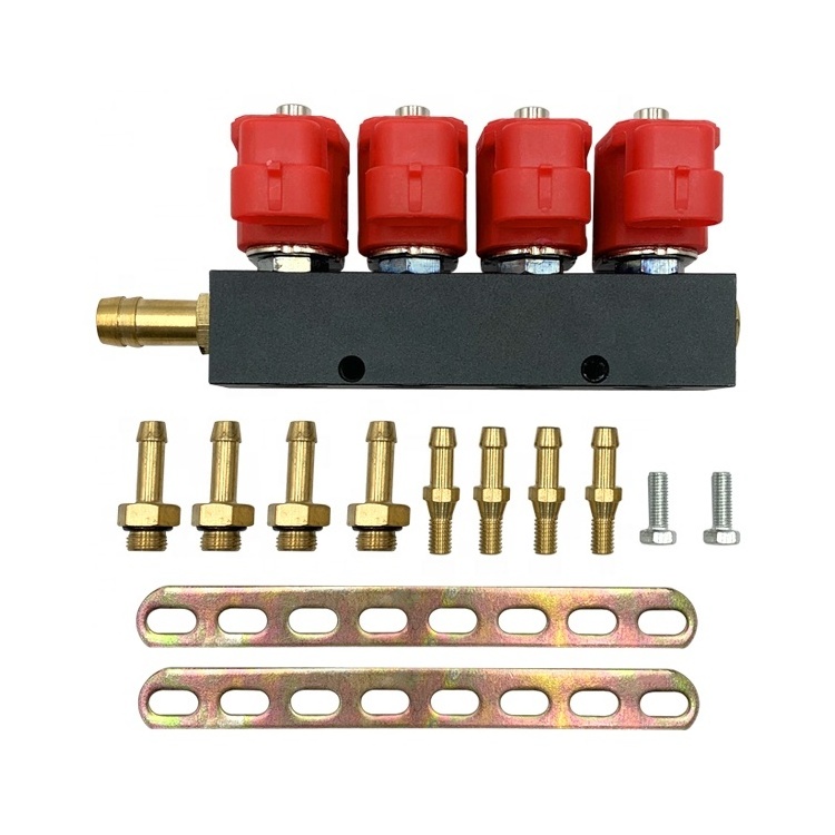 Common rail injectors lpg car autogas cng conversion kit injector rail