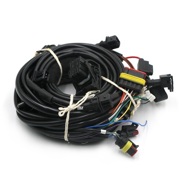 Vehicle cng conversion kit ecu cable wire harness