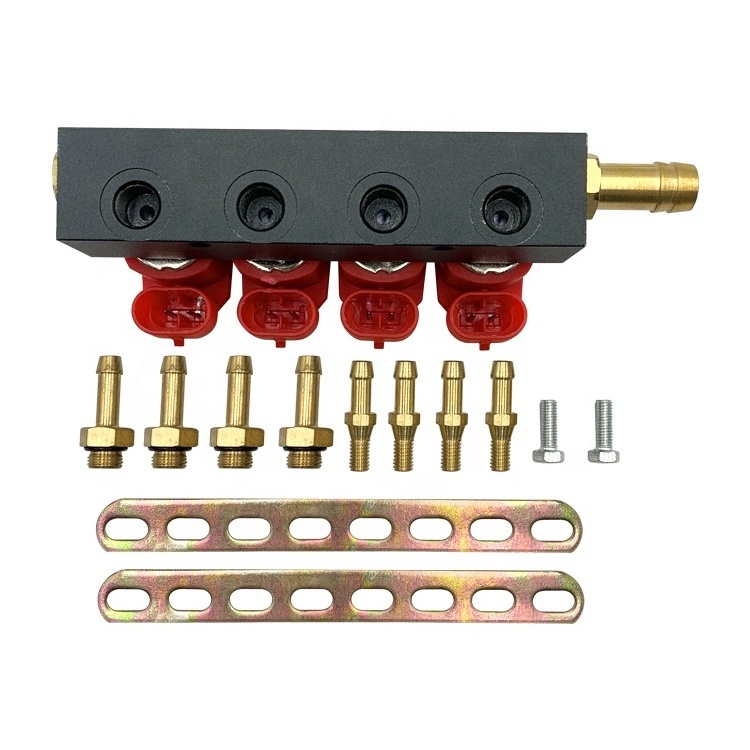 Common rail injectors lpg car autogas cng conversion kit injector rail