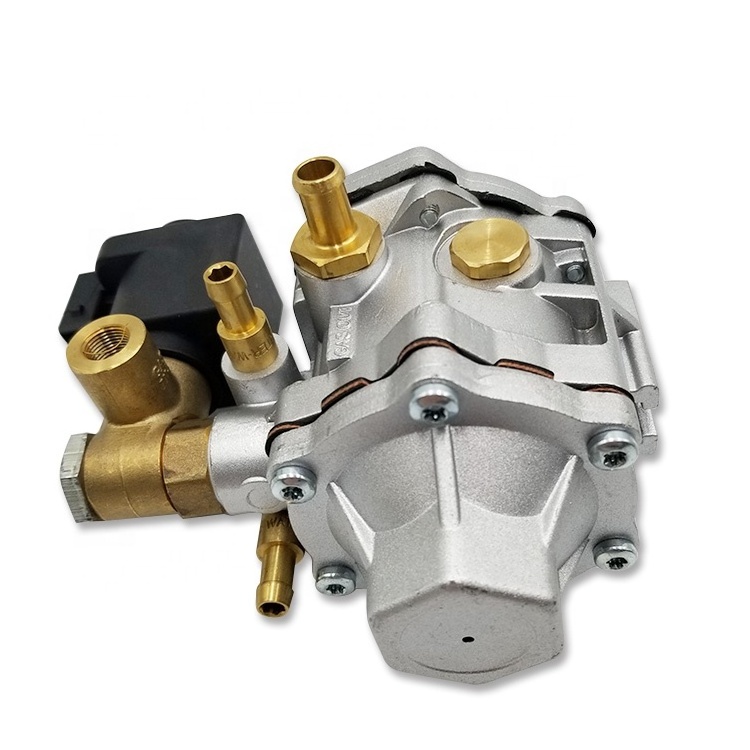 Adjustable Car Conversion Kit High Pressure Regulator 2 Stages Vehicle Autogas AT12 CNG Reducer