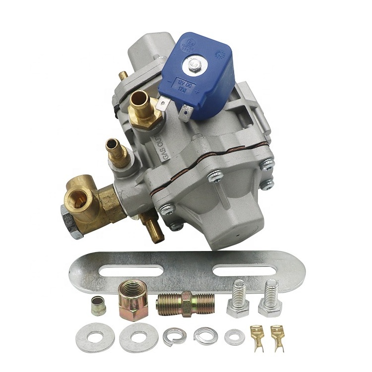 OEM Dual Fuel Lpg Conversion Kit AT12 Type Multi Point Lpg Cng Glp Gas Injection Kit Cng Reducer