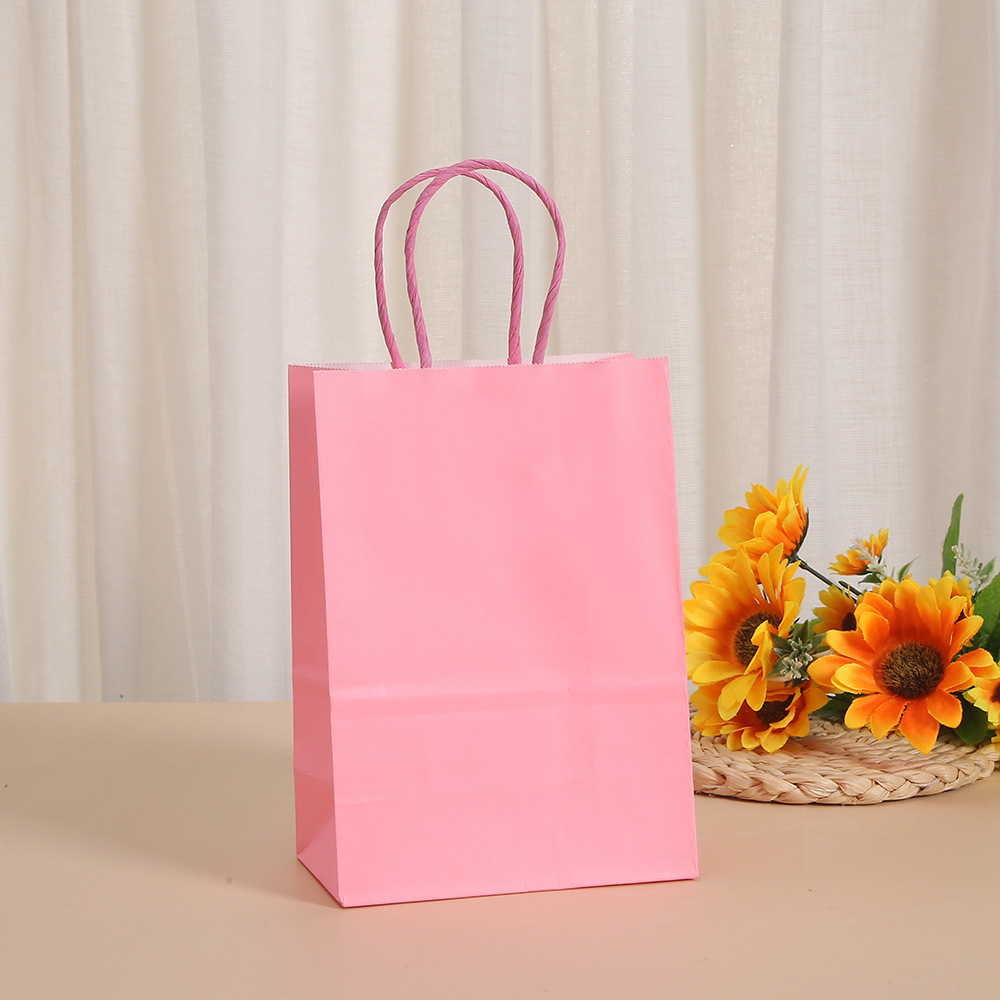 Customized translucent recyclable clothing wrapping packaging kraft, white lined self-adhesive Colorful paper bags/