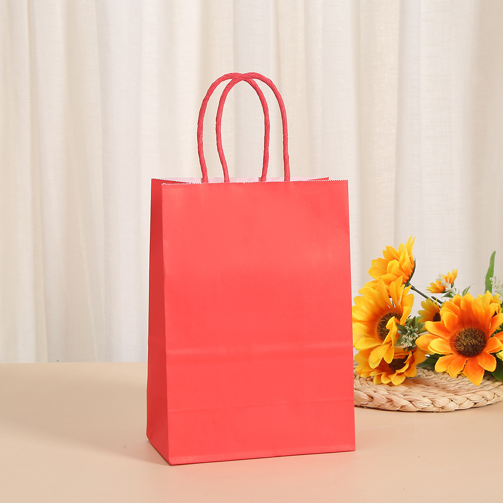 Customized translucent recyclable clothing wrapping packaging kraft, white lined self-adhesive Colorful paper bags/