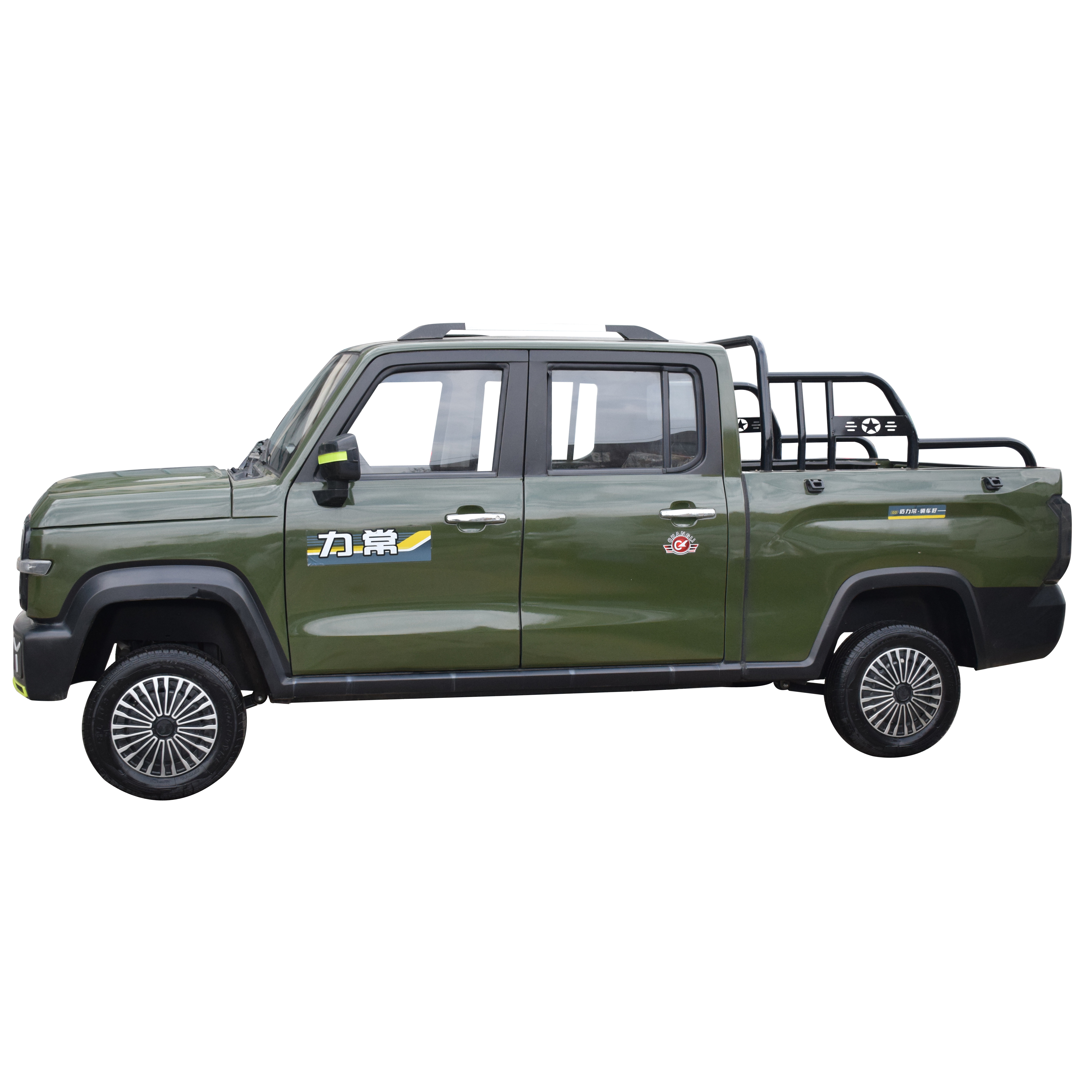 Chang li Factory price New Style 4 Seat Mini china electric truck Pick Up 4x4 Electric Car Truck