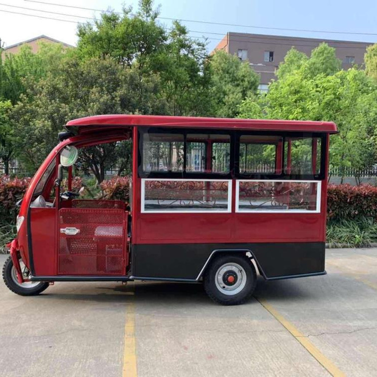 Electric passenger tricycle carries 8-10 passengers taxi passenger tricycles