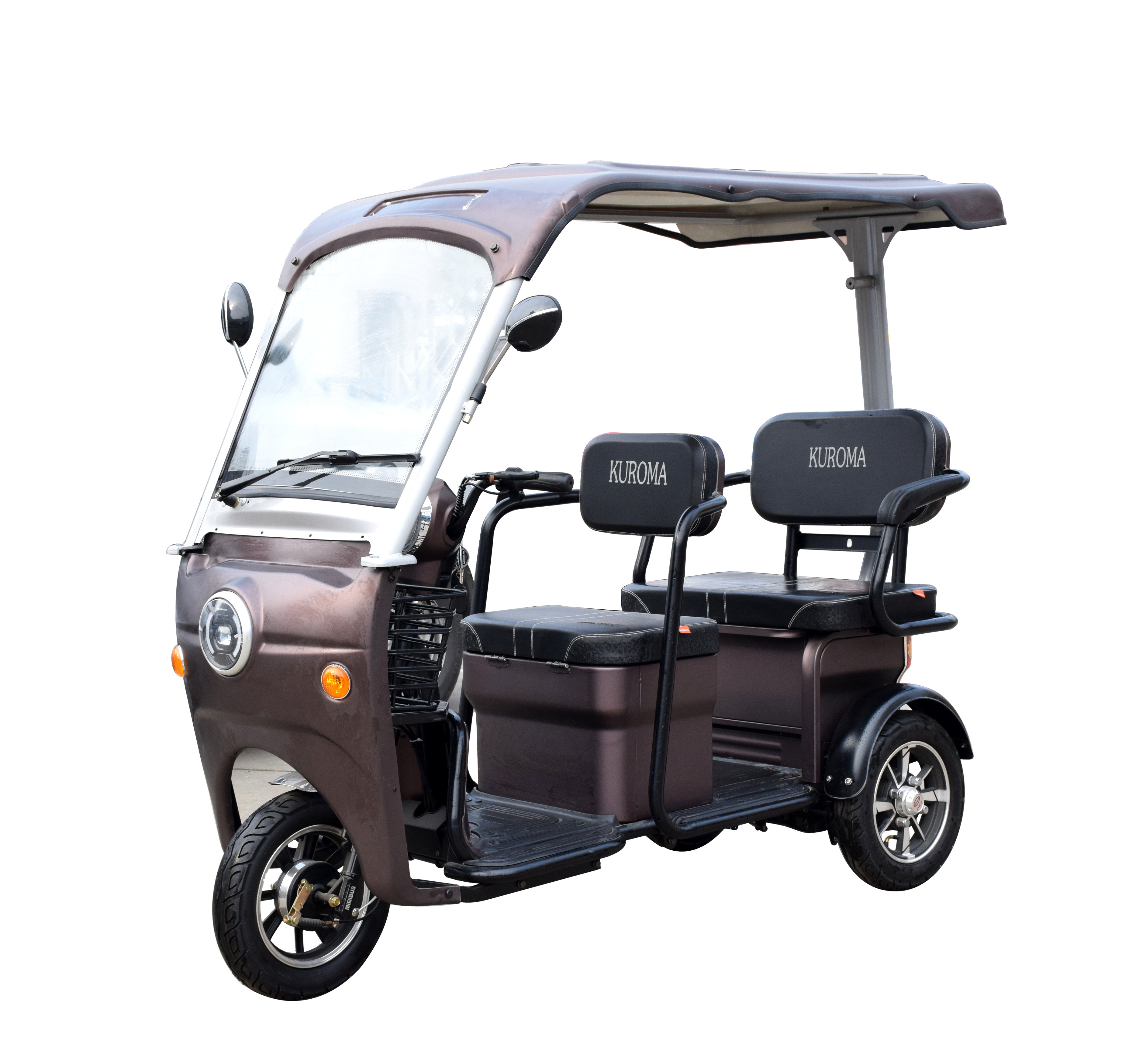 electric small rickshaw passenger tricycle 3 seaters mobility scooter