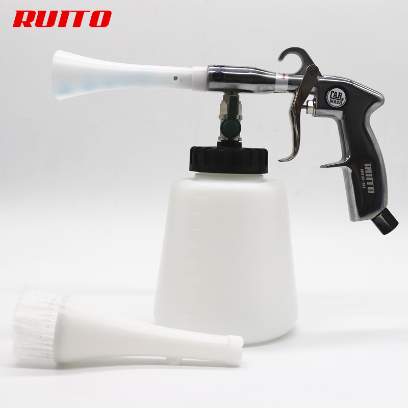 Car Tornado Vacuum Cleaner High Pressure Car Washer Tornado Foam Gun Bearing Tornado Cleaning Gun  Car interior cleaning gun