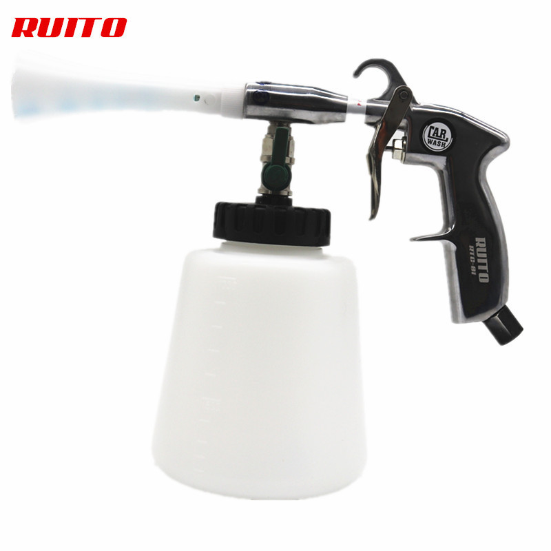 Car Tornado Vacuum Cleaner High Pressure Car Washer Tornado Foam Gun Bearing Tornado Cleaning Gun  Car interior cleaning gun