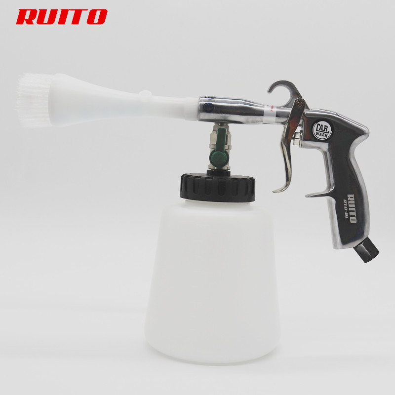 Car Tornado Vacuum Cleaner High Pressure Car Washer Tornado Foam Gun Bearing Tornado Cleaning Gun  Car interior cleaning gun